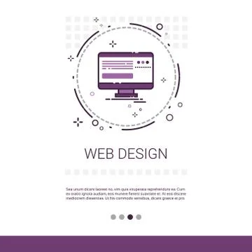 Web Design Software Development Computer Programming Device Technology Banner イラスト素材