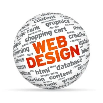 Web design sphere Stock Illustration