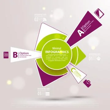 Web design template. Vector illustration for your business presentation. Stock-Illustration