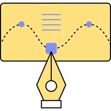 Web design tool icon application website vector Stock Illustration