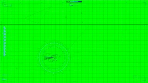 Web designer creates hud animation in sci fi space setting for futuristic Stock Footage 329022463