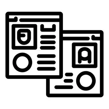 Web designer creating website layout for online project Stockillustratie