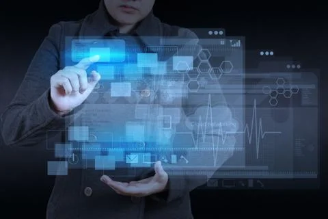 Web designer Stock Illustration