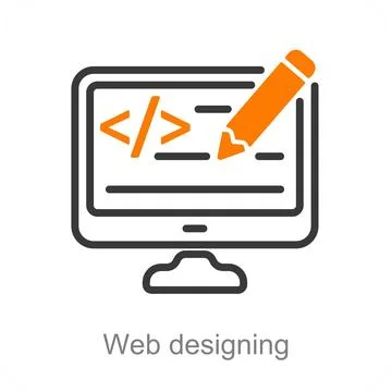 Web designing Stock Illustration