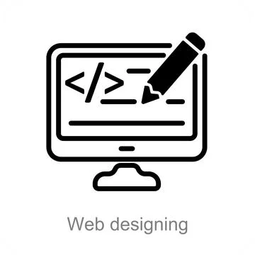Web designing Stock Illustration