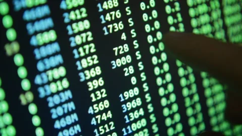 Web developer analyzing code program for software programming. Stock Footage 231470477