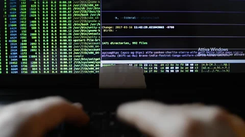 Web developer code a business network software. web developer technology Stock Footage 171855705