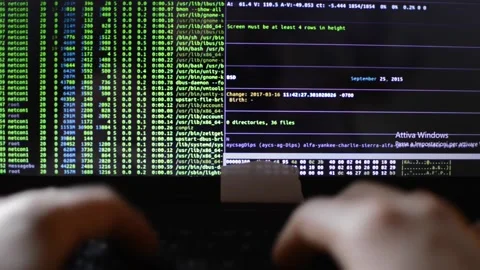 Web developer code a business network software. web developer technology Stock Footage 171855737