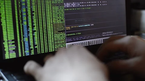 Web developer coding and programming social website for internet network Stock Footage 172235776