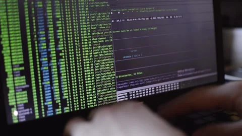 Web developer coding and programming social website for internet network Stock Footage 172236098