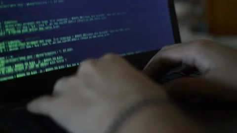 Web developer coding and programming internet digital network. web develope Stock Footage 192312490