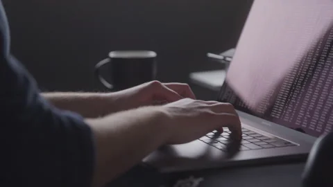 Web Developer Creating Code on Computer Stock Footage 208785424