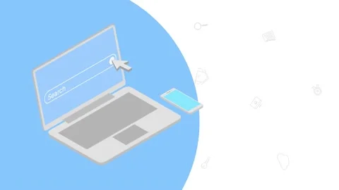 Web developer desktop Stock Footage 201396080