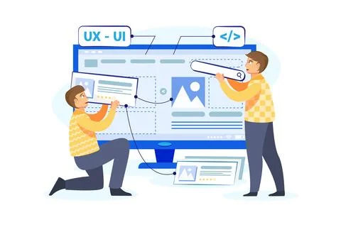 Web Developer Stock Illustration