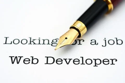 Web developer job Stock Photos