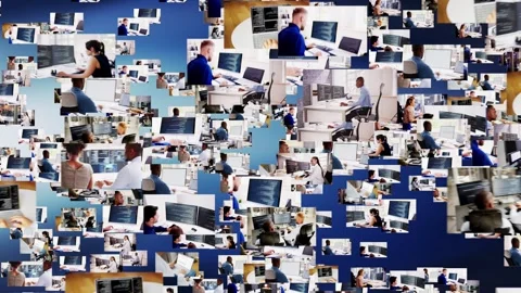 Web Developer Looking At Code Stock Footage 273117106