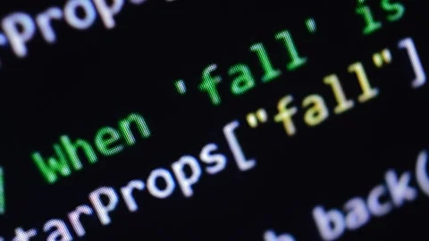 Web developer programming code. network coding on computer Stock Footage 202522285