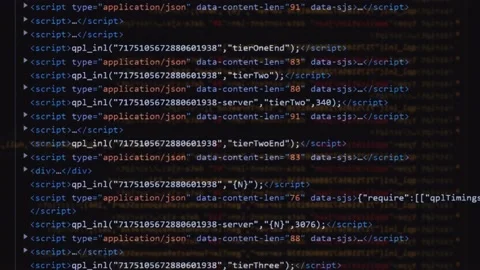 Web developer technology. software development animation. Video stock 225482777