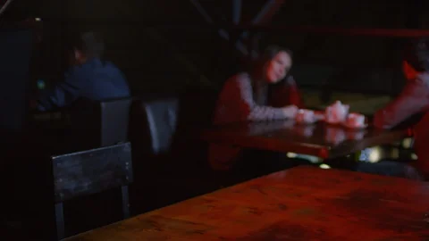 Web Developer Using PC in Bar Stock Footage 105291671