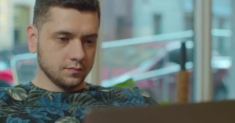 Web developer working at the computer. Stock Photos