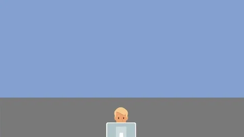 Web developers working HD animation Stock Footage 88837943