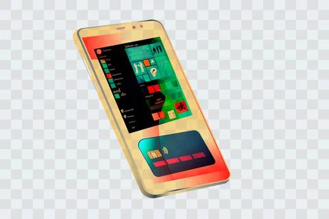 Web development and coding. Cross platform development website. Adaptive layo Stock Illustration