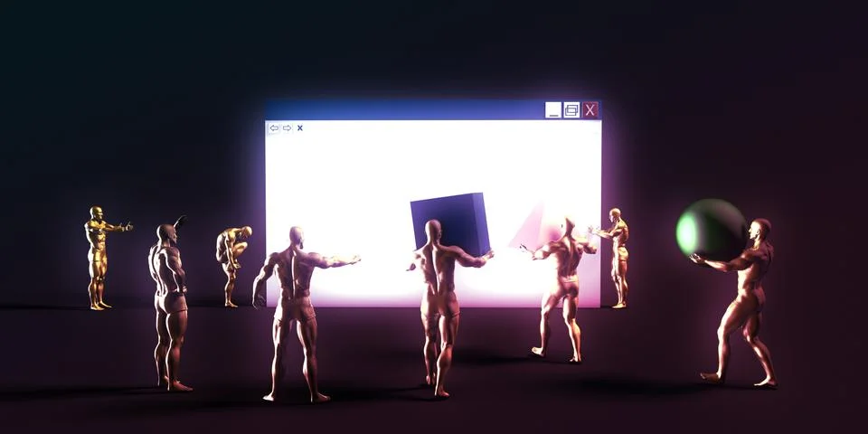 Web Development Company Stock Illustration