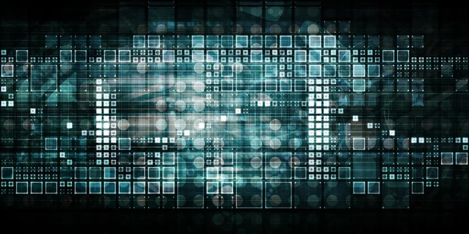 Web Development Company Stock Illustration