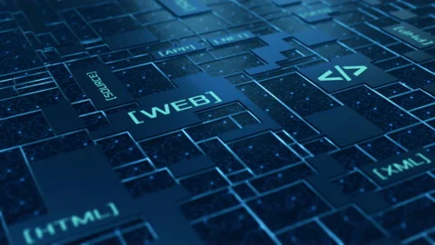 Web development concept Stock Footage 166206945