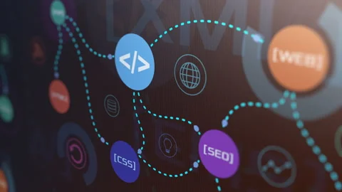 Web development concept Stock Footage 166439120