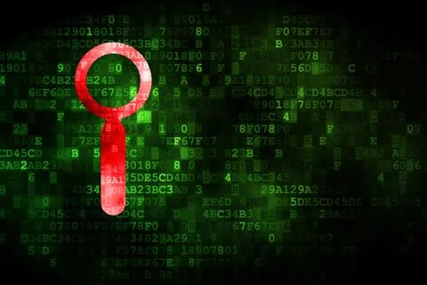 Web development concept: Search on digital background イラスト素材