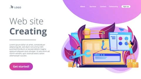 WEB development concept vector illustration イラスト素材