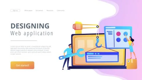 WEB development concept vector illustration Stockillustratie