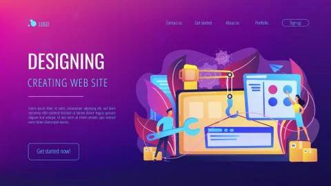 WEB development concept vector illustration イラスト素材