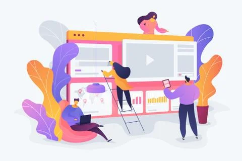 WEB development concept vector illustration Stockillustratie