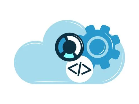 Web development data Stock Illustration