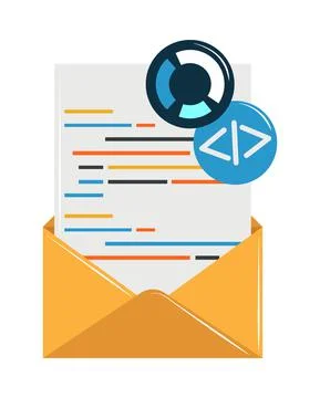 Web development document 库存插图