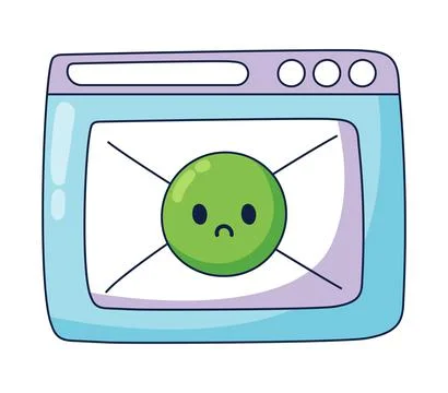 Web development error イラスト素材