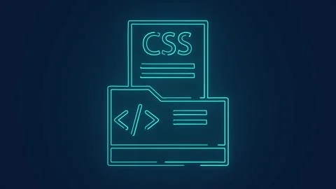 Web development html css website folder animation Stockbeeldmateriaal 264961065