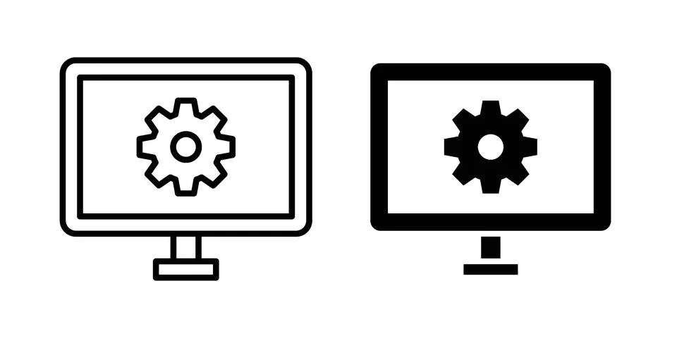 Web development icon graphic element. web icon set Illustrazione stock