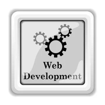 Web development icon. internet button on white background.. Ilustración de archivo