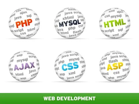 Web development Stock Illustration