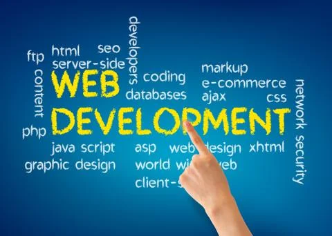 Web development Stock Illustration