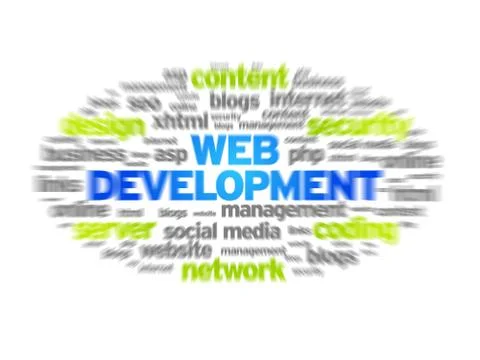 Web development Stock Illustration