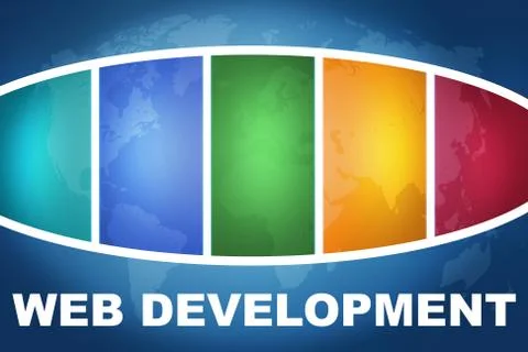 Web development Stockillustratie