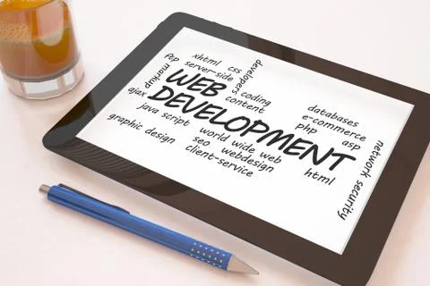 Web Development 스톡 일러스트