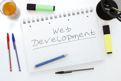 Web Development 库存插图