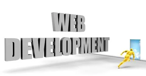 Web Development Stock Illustration