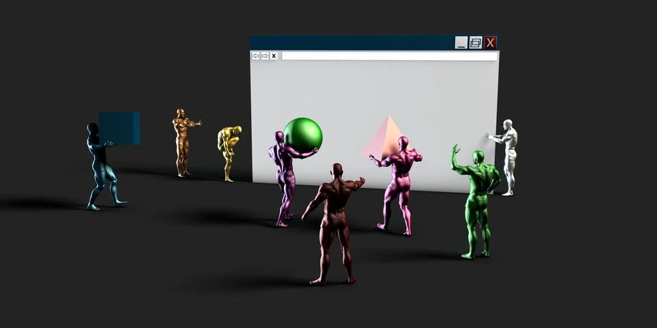 Web Development Stock Illustration