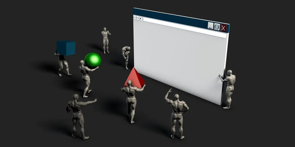 Web Development Illustrazione stock